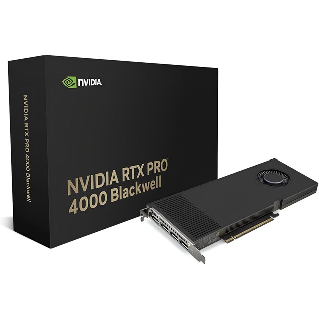 NVIDIA RTX PRO 4000 Blackwell 24GB GDDR7 Graphics Card